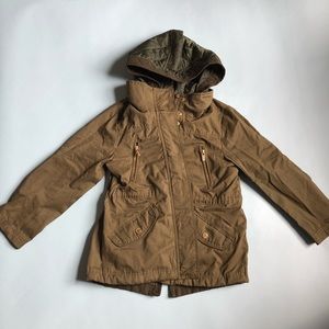 Dark Green Zara Girls Jacket